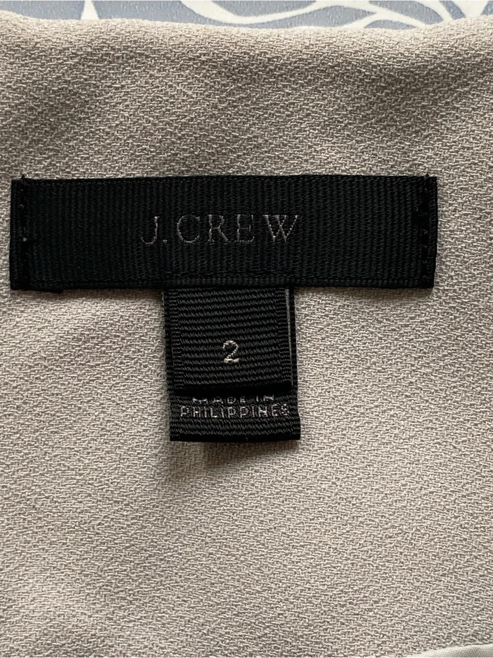 J. Crew Light Gray Double-Breasted Blazer